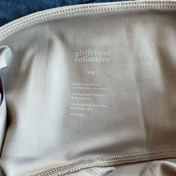 Girlfriend Collective High-Rise Bike Short Limestone - Picture 7 of 7